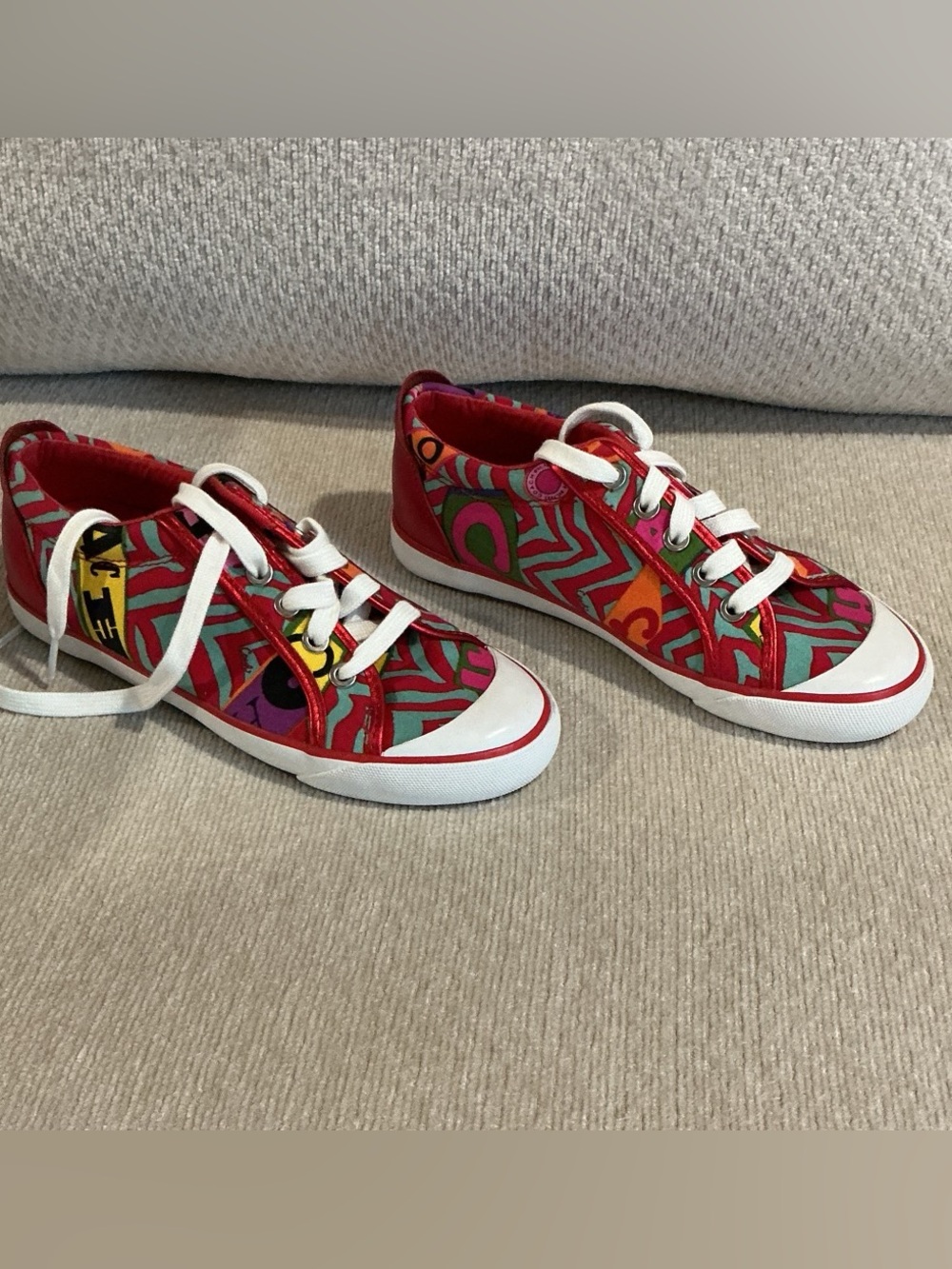 Coach Barrett “Poppy Zebra” sneakers